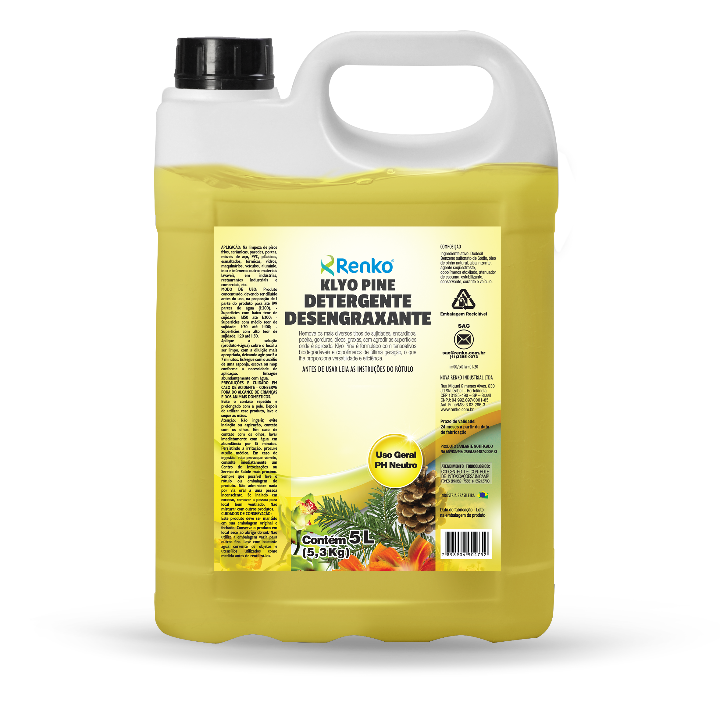 Limpa Vidros Spray Eco Pinho