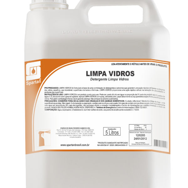 LIMPA VIDROS 5 LITROS- SPARTAN