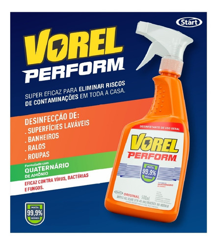 DESINFETANTE USO GERAL VOREL PERFORM ORIGINAL - START
