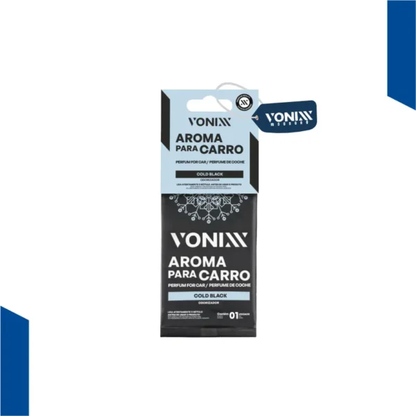 AROMA PARA CARRO COLD BLACK VONIXX